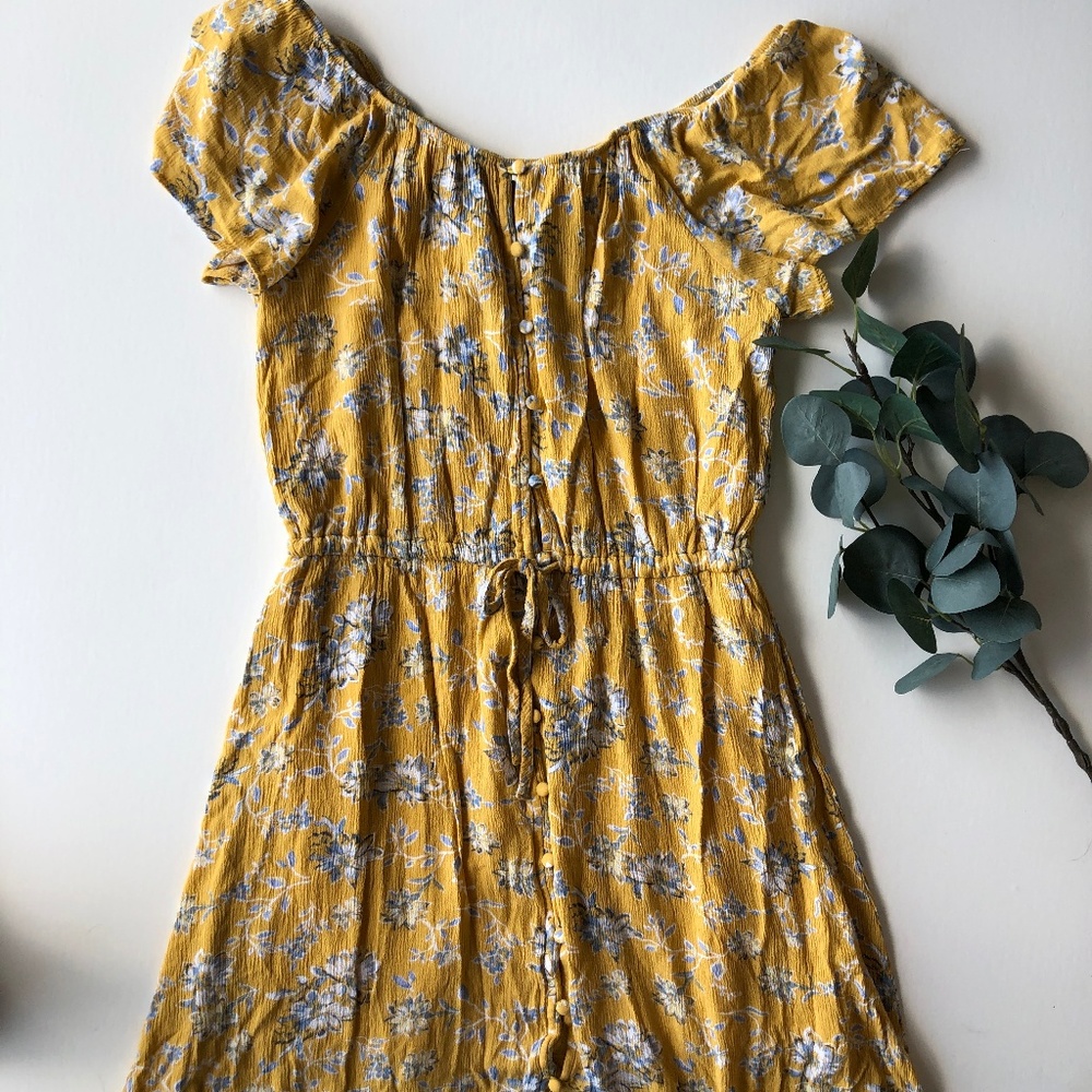 American Rag High-Low Yellow Dress